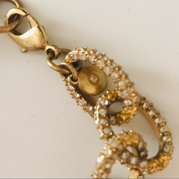 J CREW | Pavé Encrusted Gold Links - Picture 10 of 11